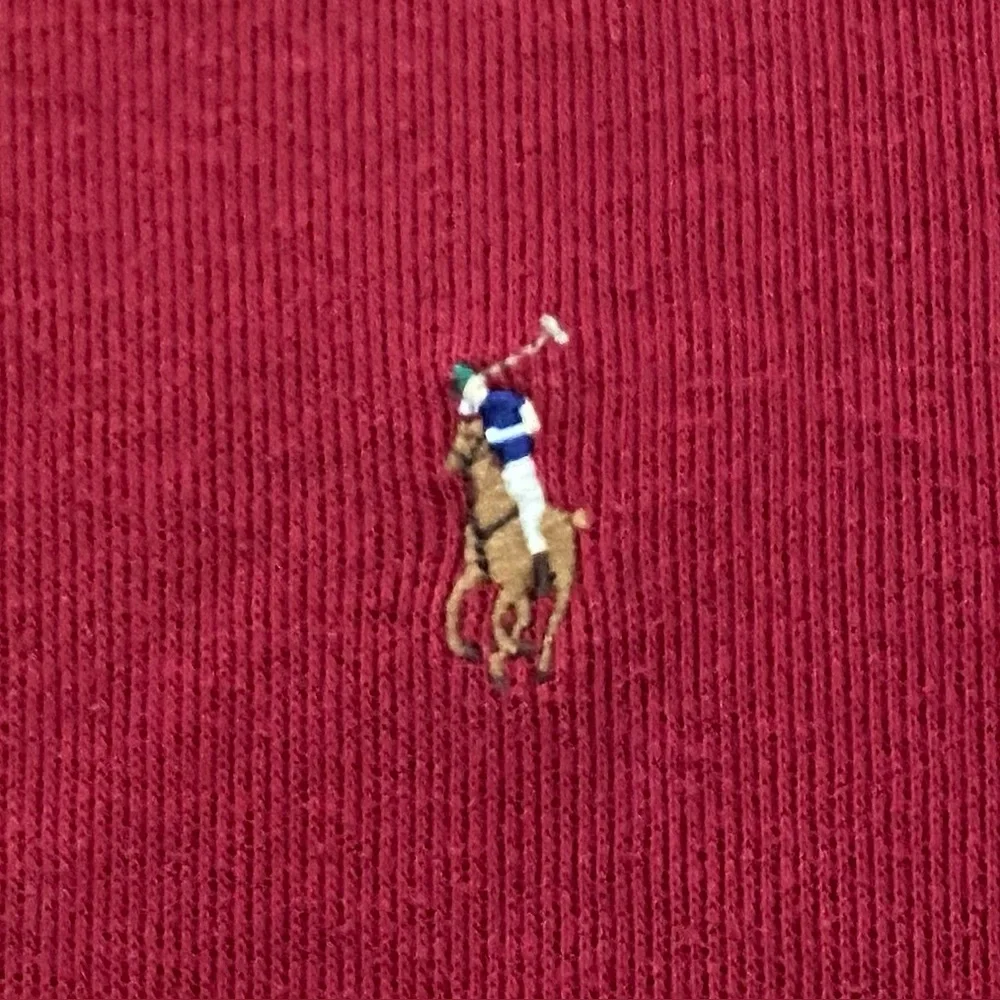 Polo‎ Ralph Lauren Men’s Estate-Rib Big&Tall Sz 4XB RL Red 1/4 Zip Pullover